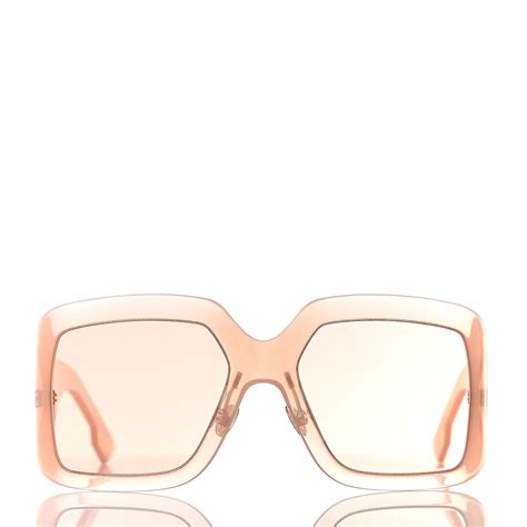 christian dior diorito 2 sunglasses pink|Transparent Blush Pink Rounded Sunglasses .